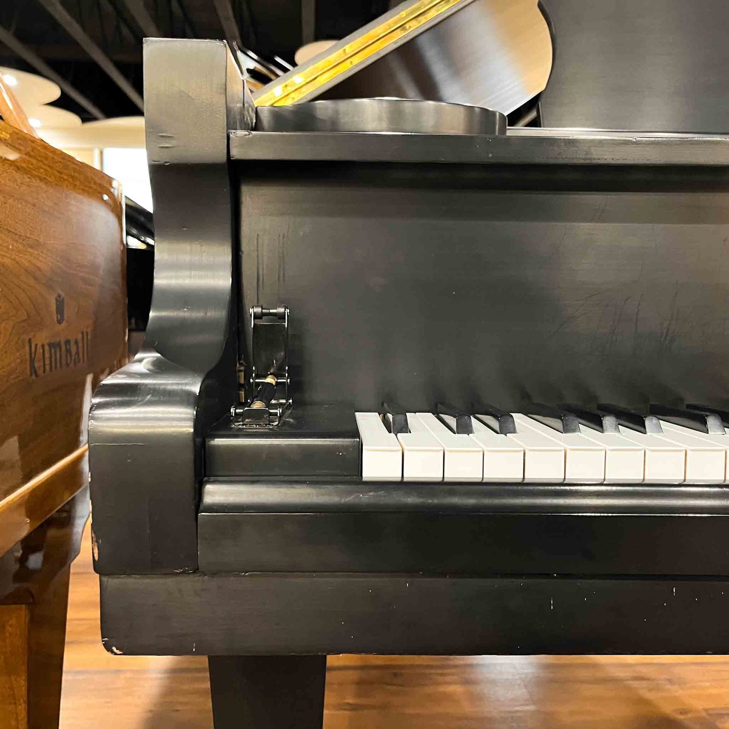 1990 Schafer & Sons G-5A 6'9" Satin Black Grand Piano with Self Playing System
