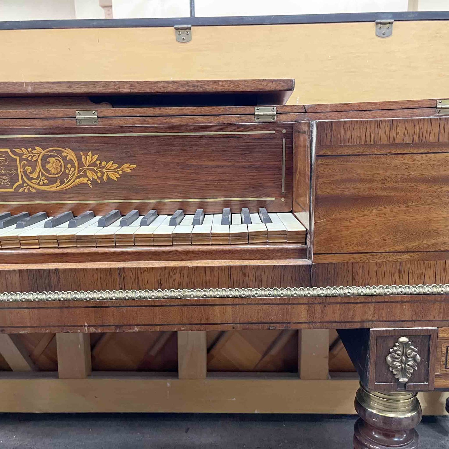SOLD 1815 William Stodart 34" Commissioned Square Piano