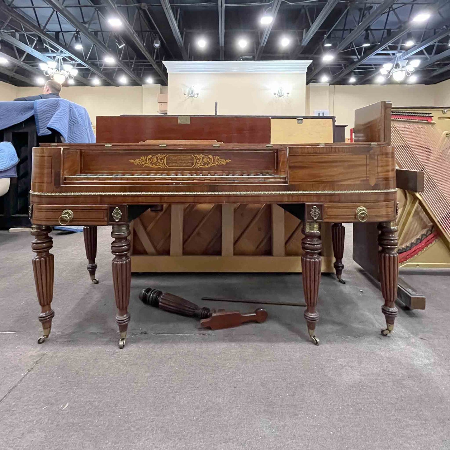 SOLD 1815 William Stodart 34" Commissioned Square Piano