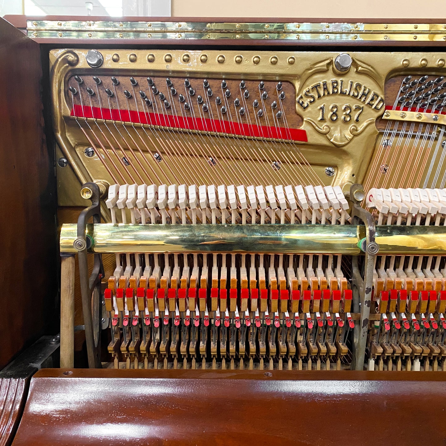 SOLD 1895 Knabe Wood Finish Commissioned Upright Piano