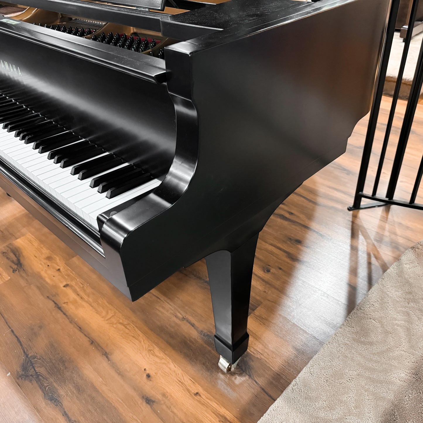 SOLD 1991 Yamaha C5 6'7" Grand Piano / Satin Black