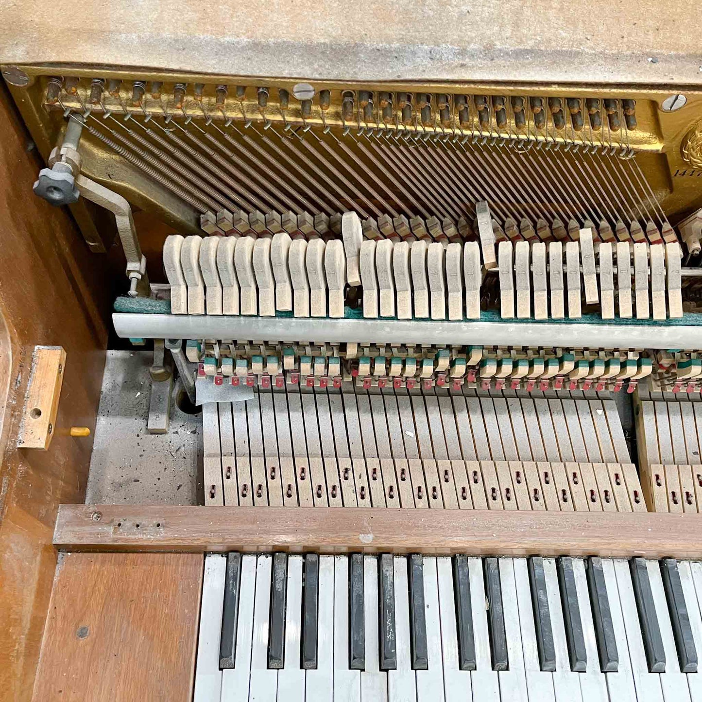SOLD 1972 Yamaha 39" Wood Finish Commissioned Spinet Piano