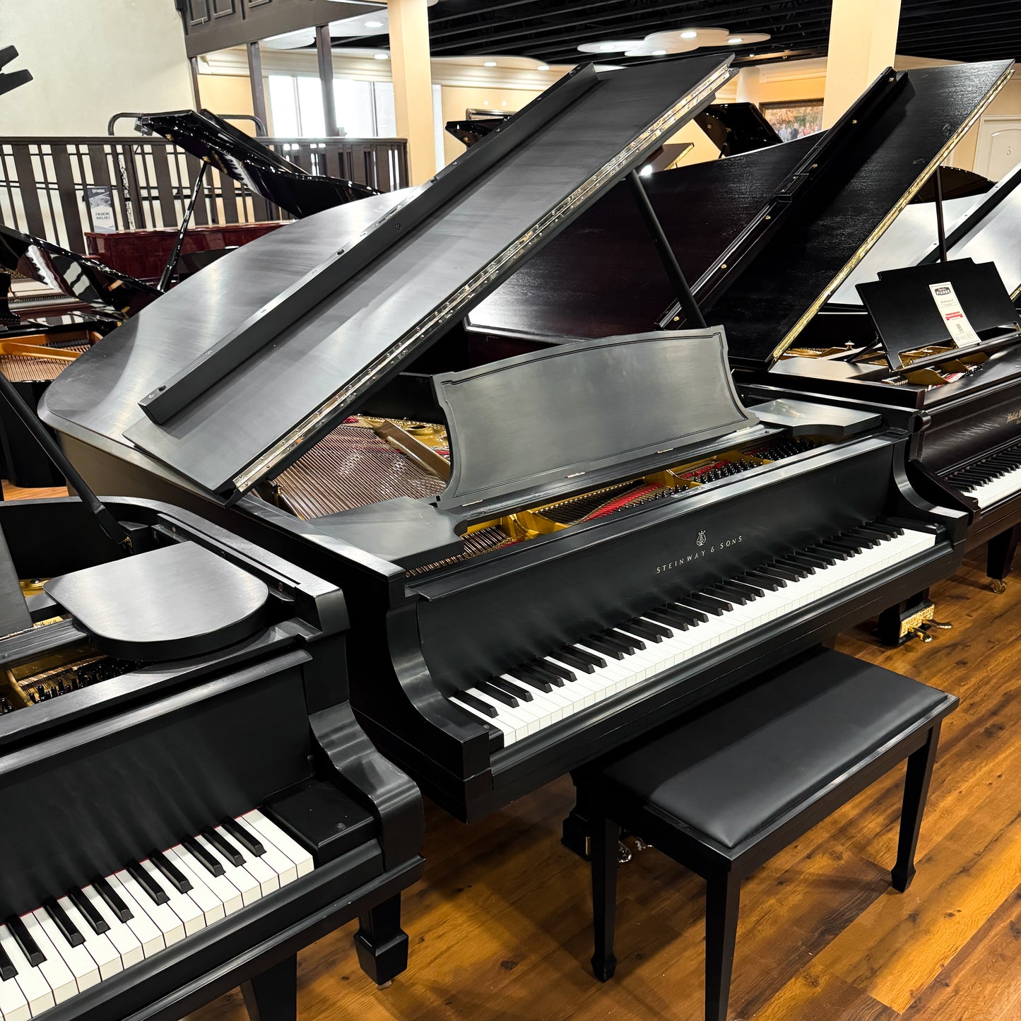 SOLD 1925 Steinway L 5'11" Satin Black Grand Piano