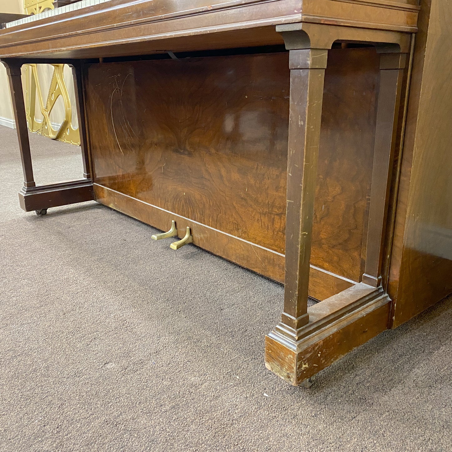 SOLD - 1934 Cable Nelson Wood Finish Commissioned Upright Piano