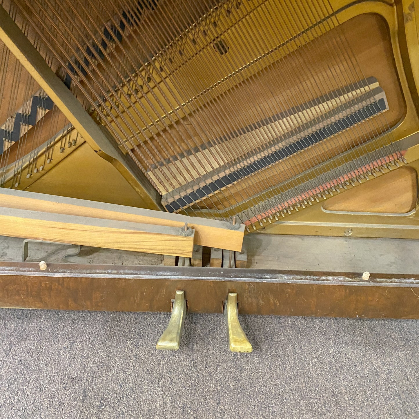 SOLD - 1934 Cable Nelson Wood Finish Commissioned Upright Piano