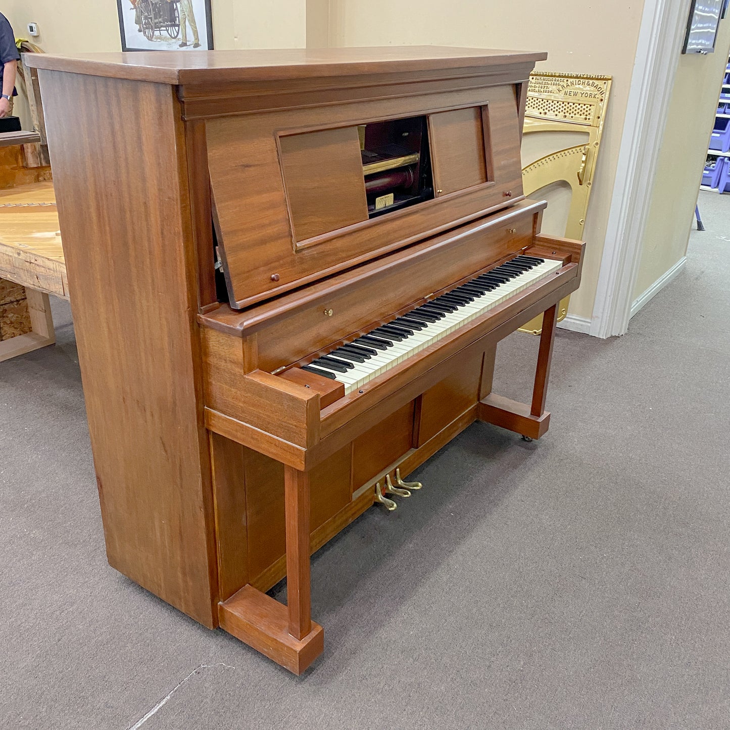 SOLD 1933 Aeolian Autopiano Commissioned Upright Player Piano