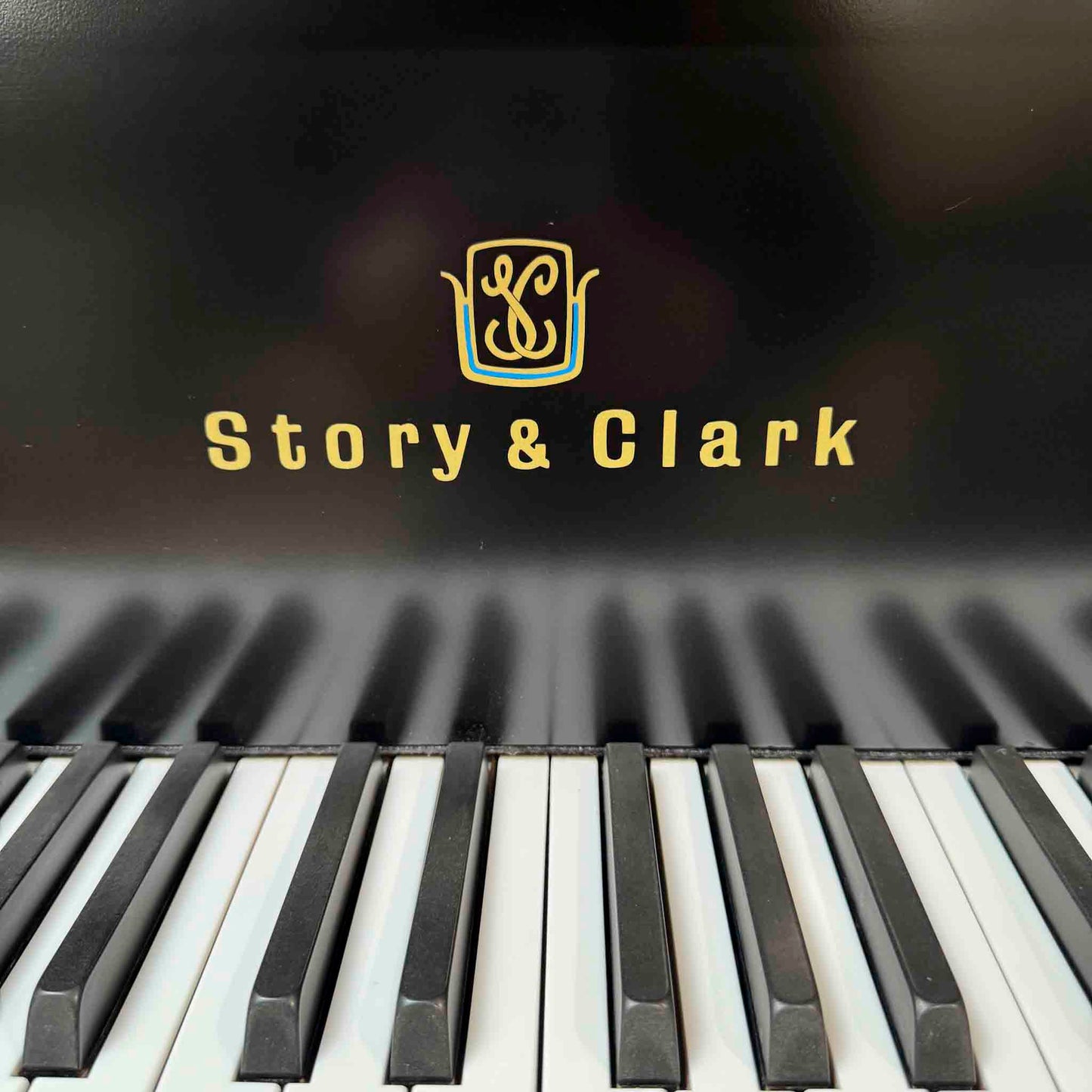 SOLD 1995 Story & Clark 5'1" Satin Black Baby Grand Piano
