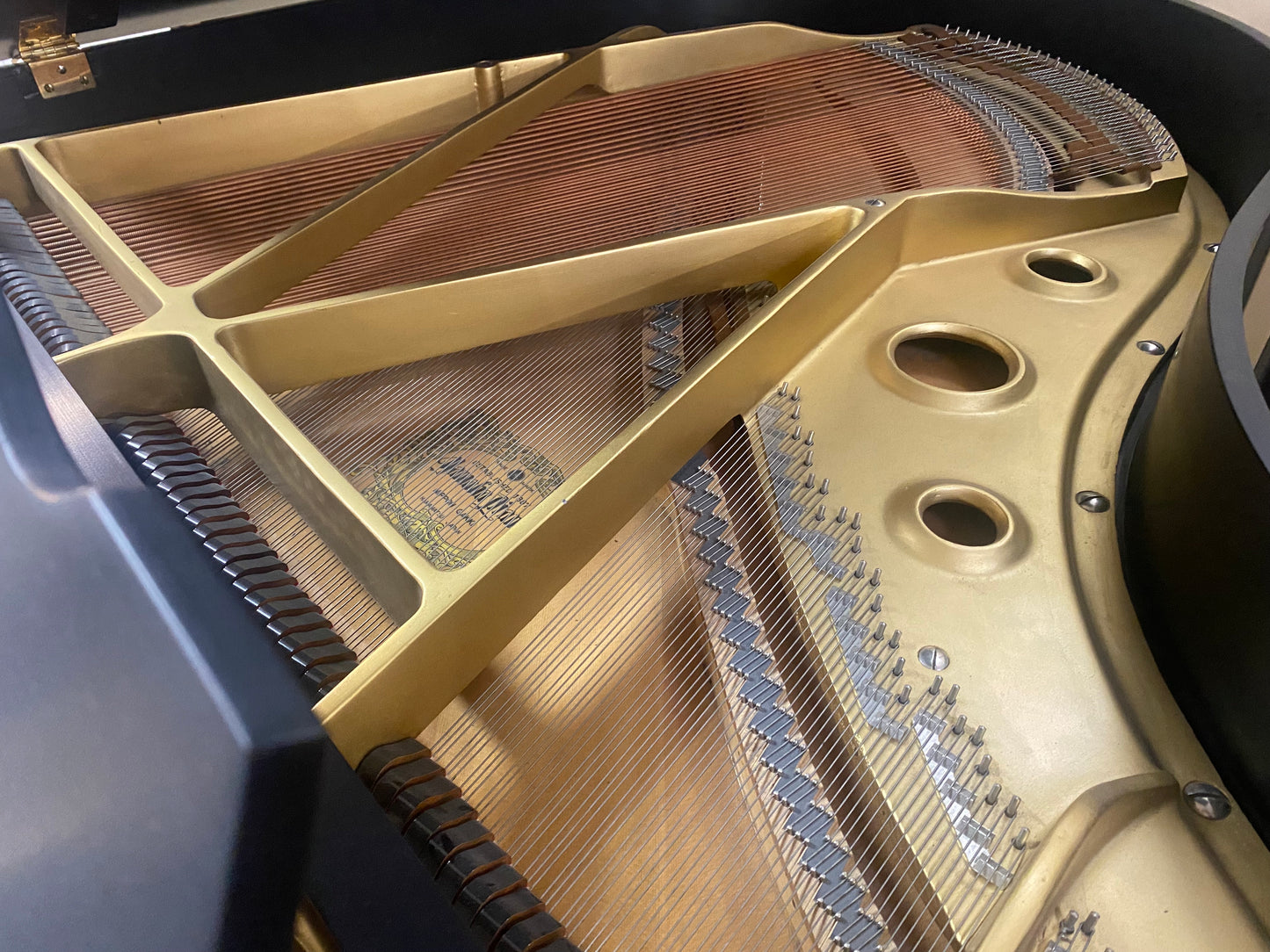 1905 Christman 5' Mahogany Wood Finish Grand Piano