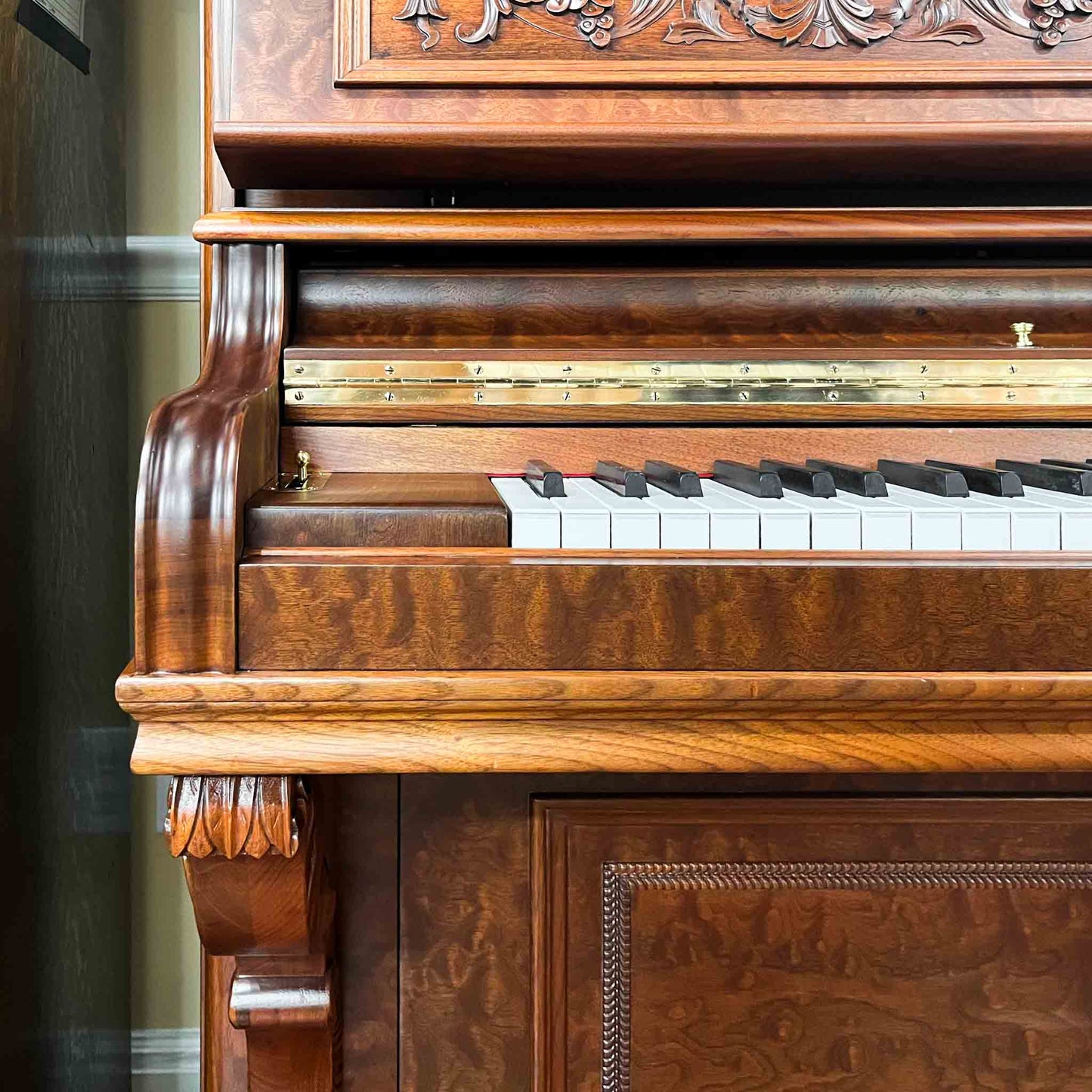 SOLD 1895 Ivers & Pond Commissioned Upright Piano