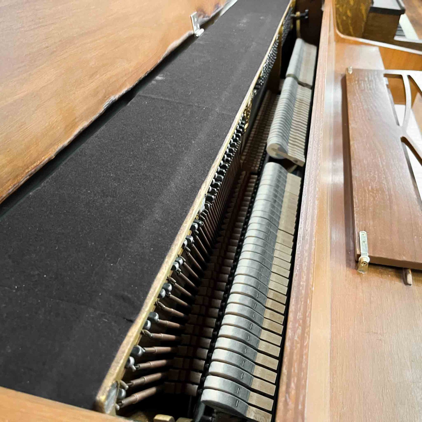 SOLD 1972 Yamaha 39" Wood Finish Commissioned Spinet Piano