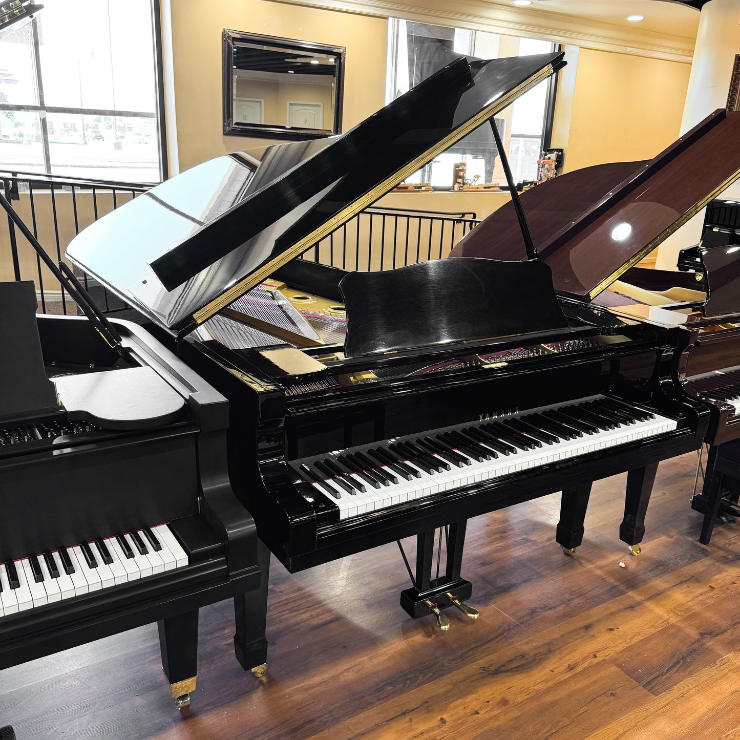1978 Yamaha C7 7'6" Polished Black Grand Piano