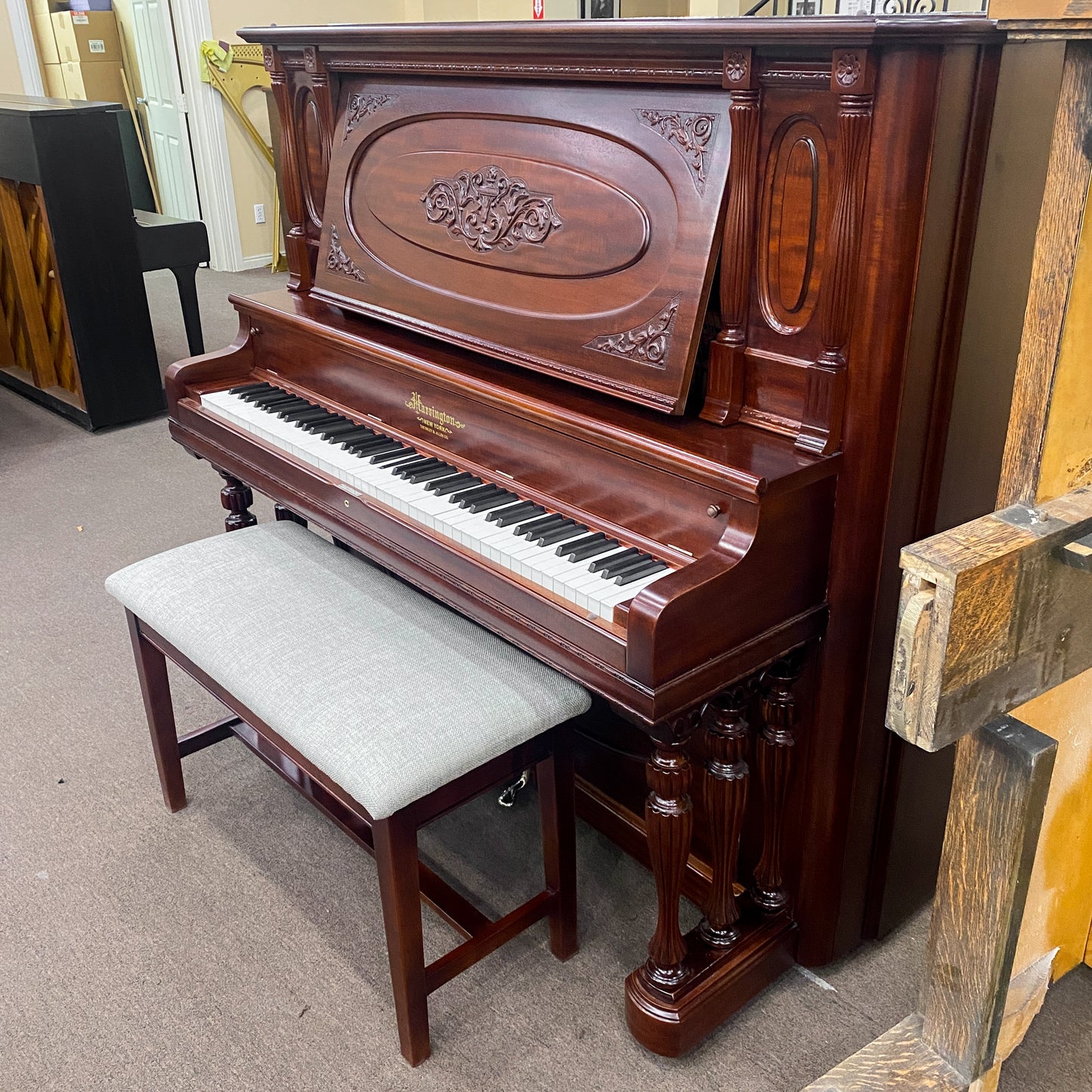SOLD 1905 Harrington Commissioned Upright