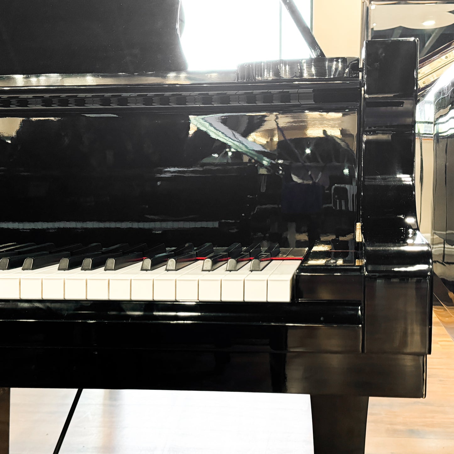 1978 Yamaha C7 7'6" Polished Black Grand Piano