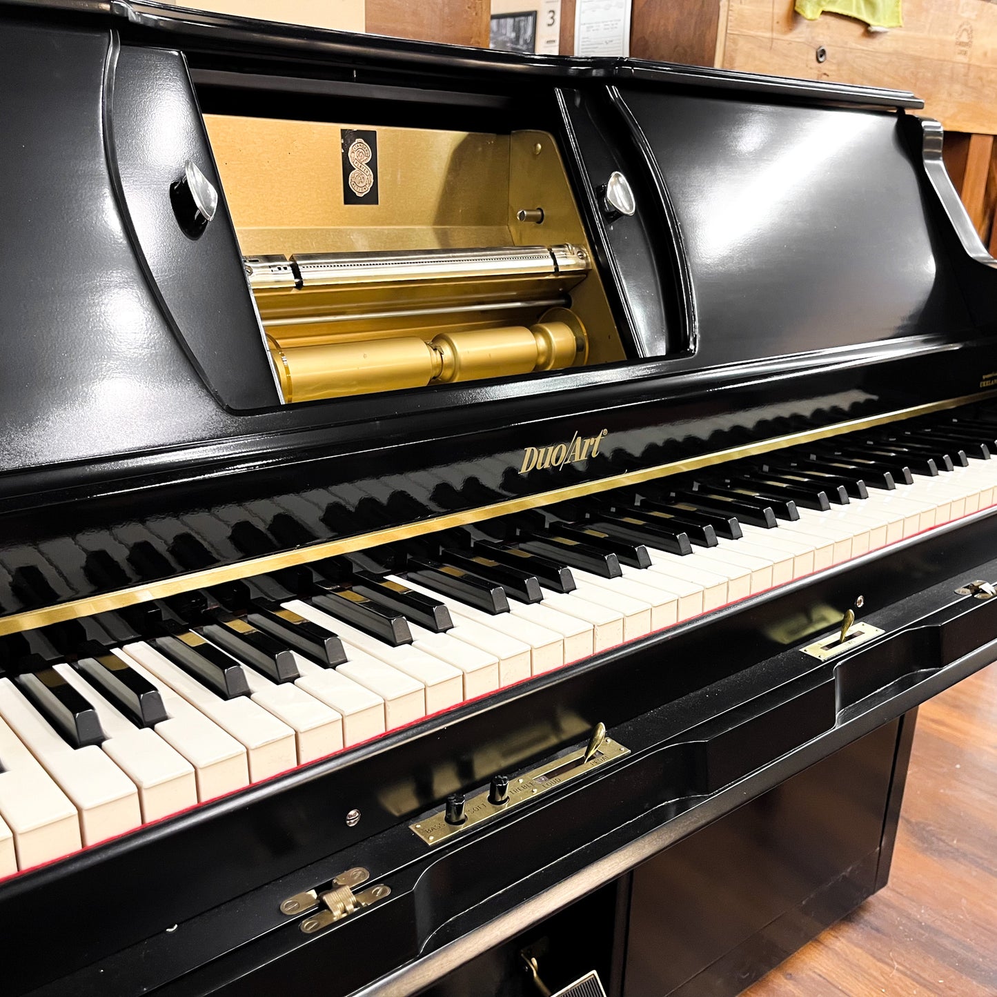 SOLD - Duo Art Hardman Peck 42" Commissioned Console Player Piano