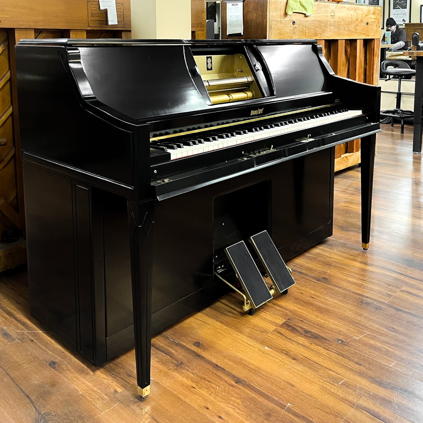 SOLD - Duo Art Hardman Peck 42" Commissioned Console Player Piano