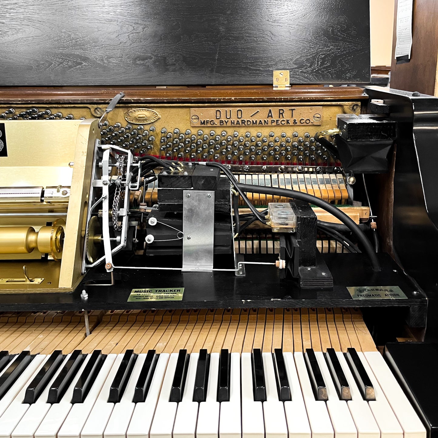 SOLD - Duo Art Hardman Peck 42" Commissioned Console Player Piano