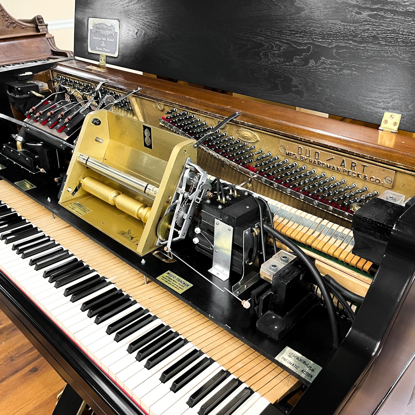 SOLD - Duo Art Hardman Peck 42" Commissioned Console Player Piano