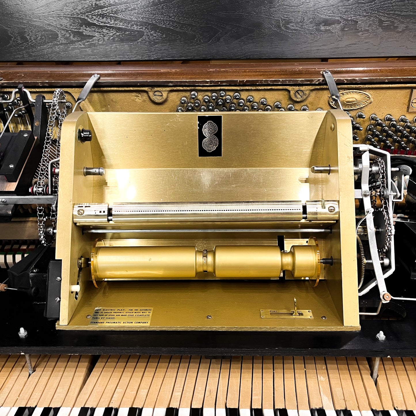 SOLD - Duo Art Hardman Peck 42" Commissioned Console Player Piano