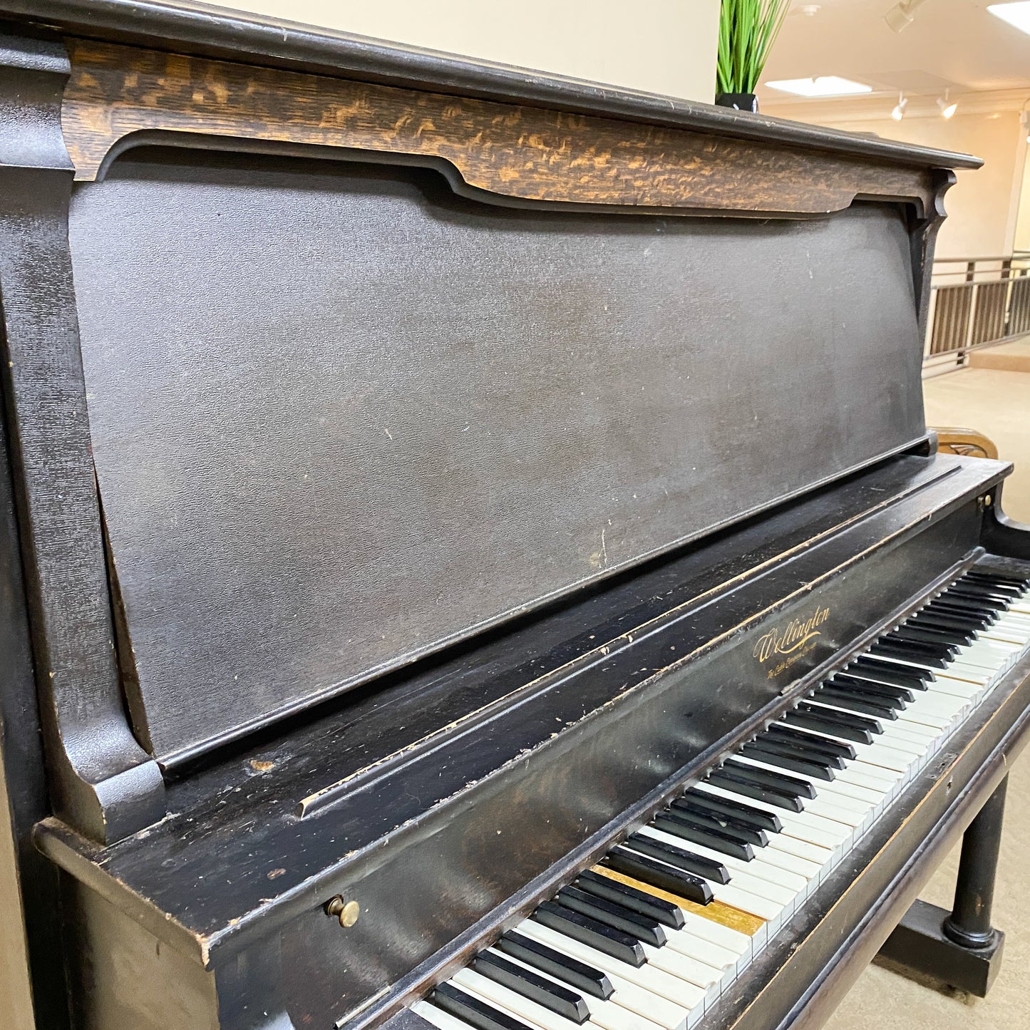SOLD 1911 Wellington Wood Finish Commissioned Upright Piano