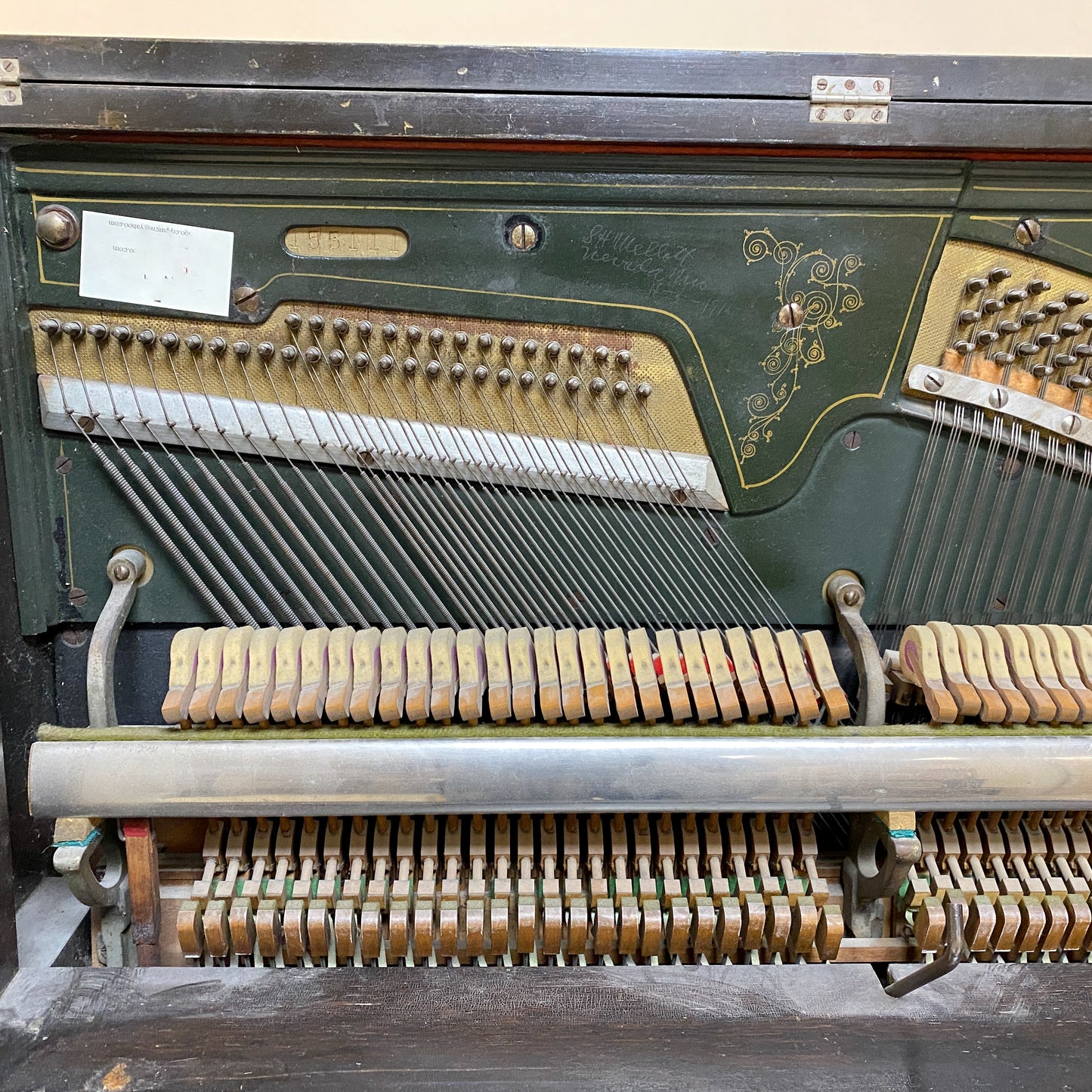 SOLD 1911 Wellington Wood Finish Commissioned Upright Piano