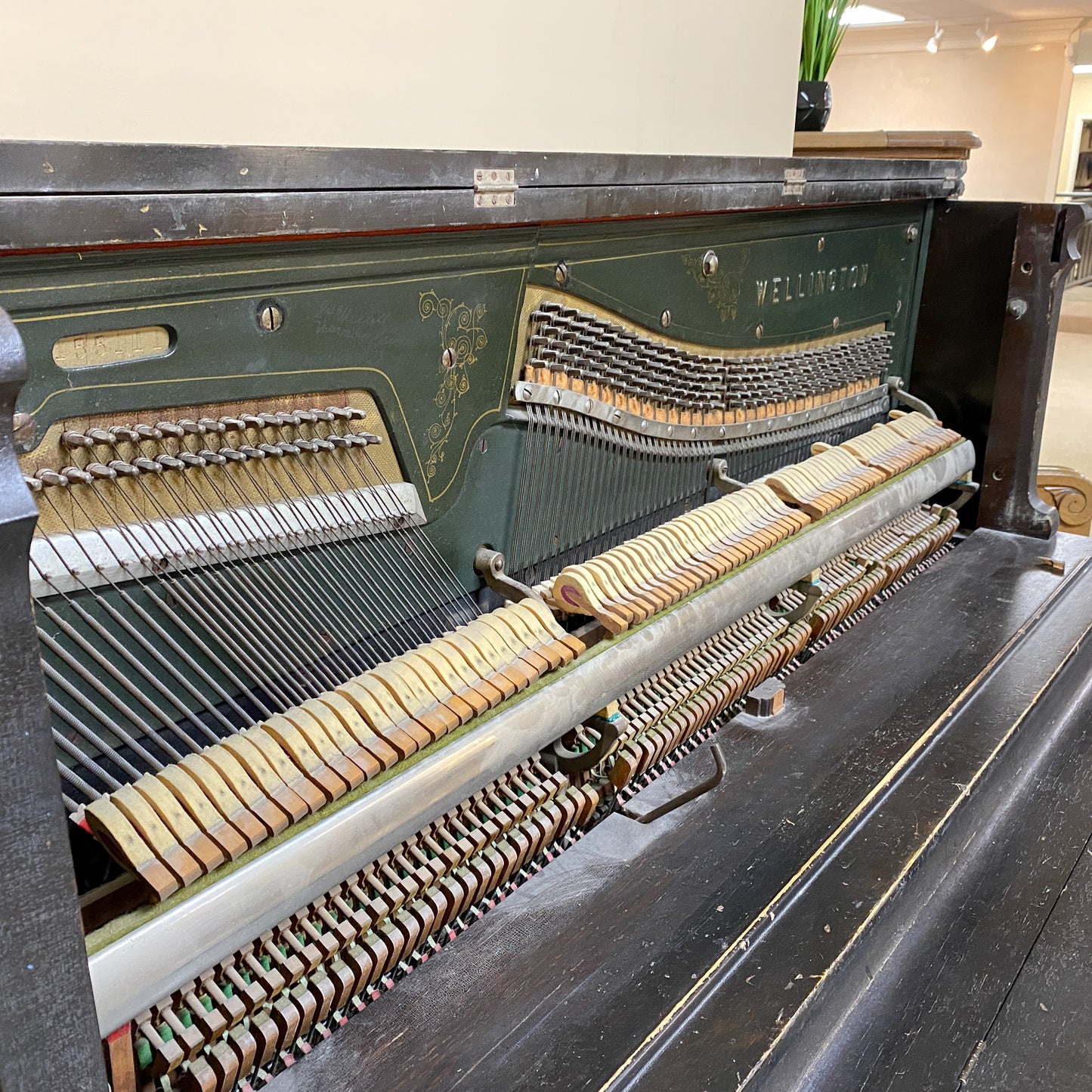 SOLD 1911 Wellington Wood Finish Commissioned Upright Piano