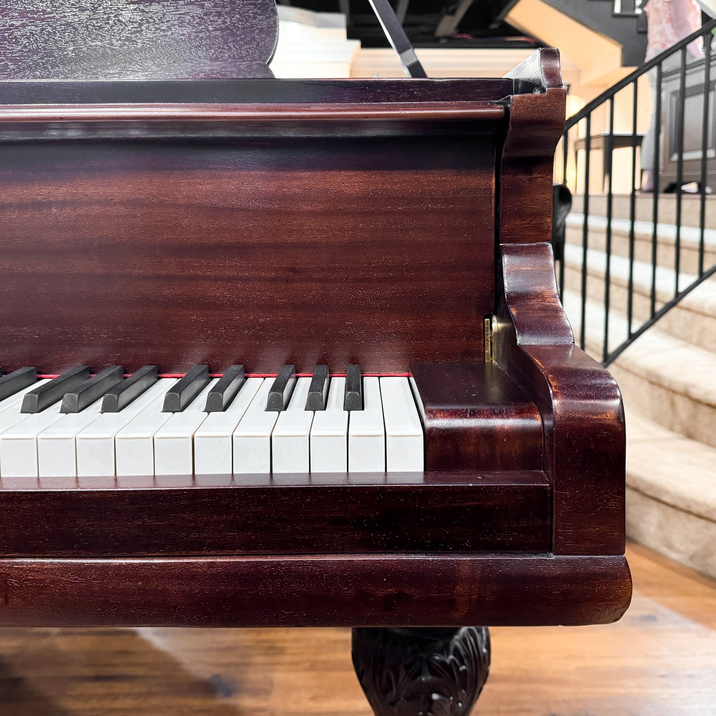 1905 Christman 5' Mahogany Wood Finish Grand Piano