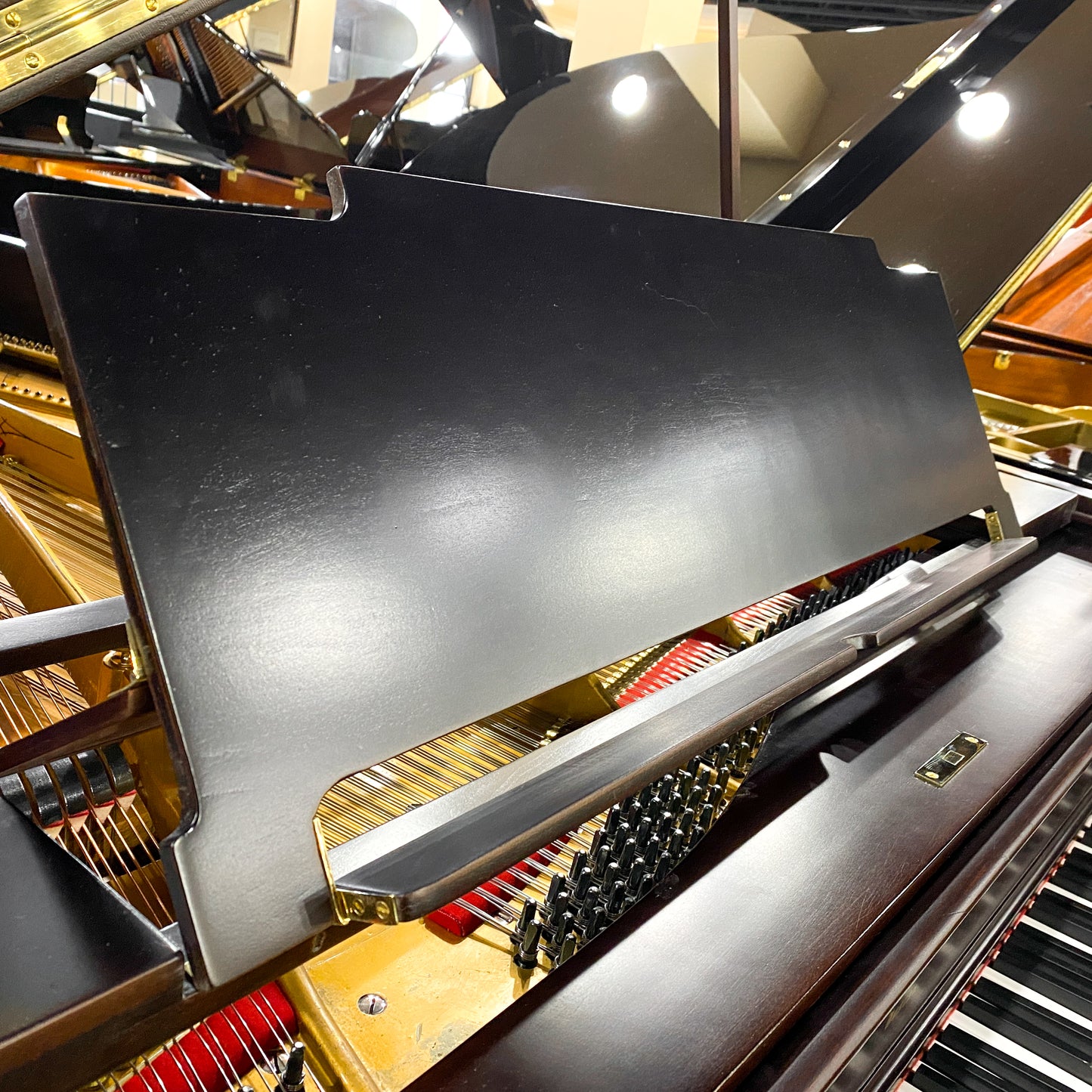 1885 Hallet Davis 6'8" Wood Finish Grand Piano - with QRS Digital Player System