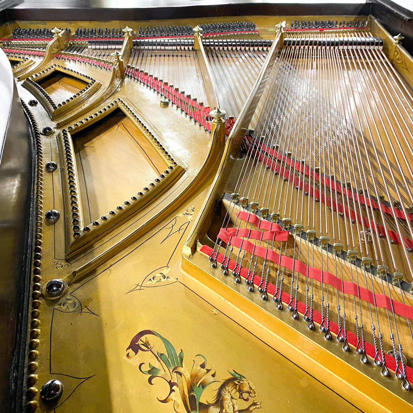 1885 Hallet Davis 6'8" Wood Finish Grand Piano - with QRS Digital Player System