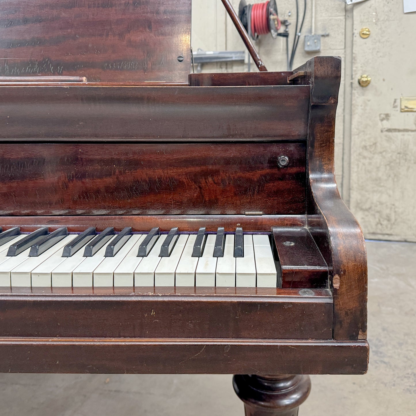 SOLD 1907 Henry & Lindeman Polished Wood Finish Commissioned Grand Piano
