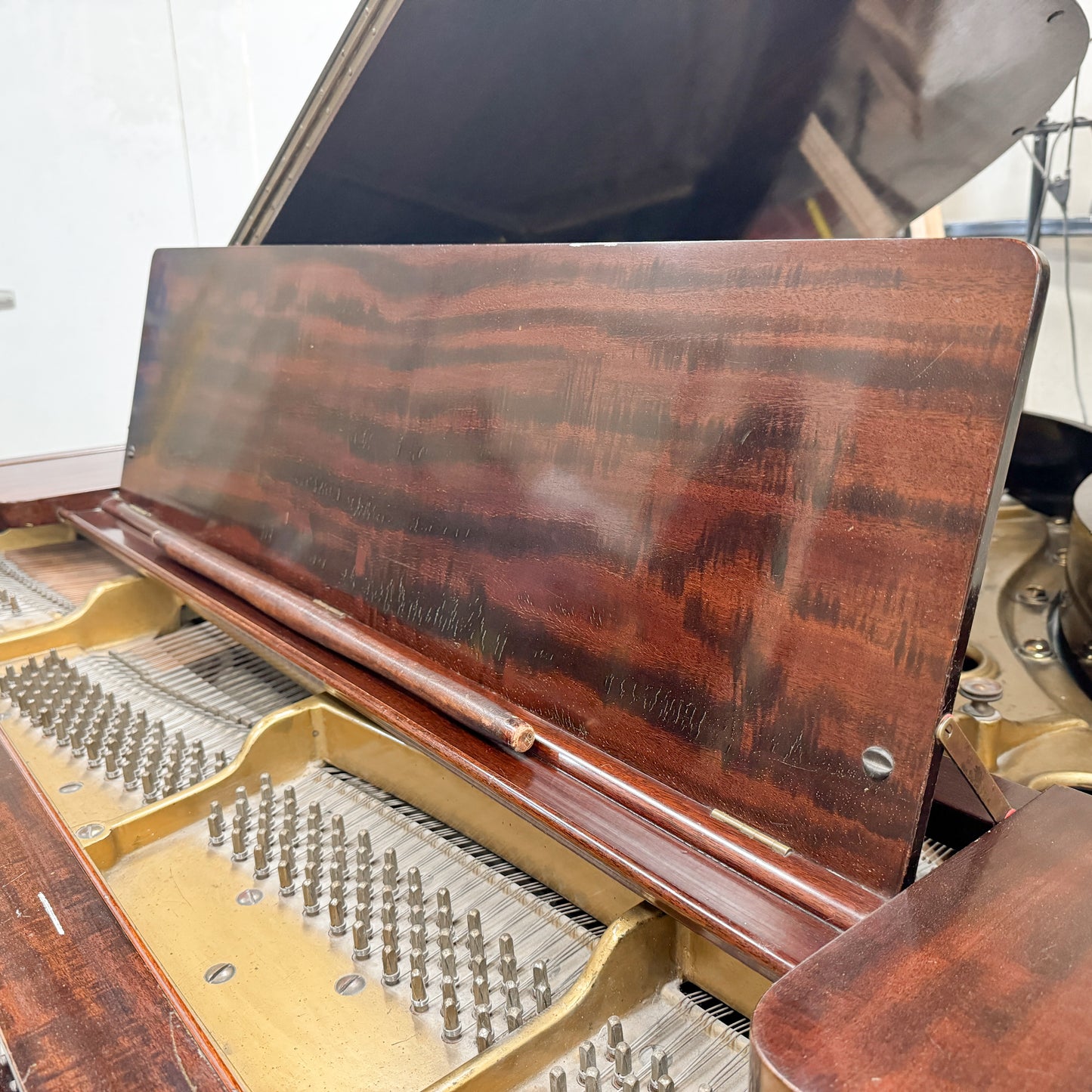 SOLD 1907 Henry & Lindeman Polished Wood Finish Commissioned Grand Piano