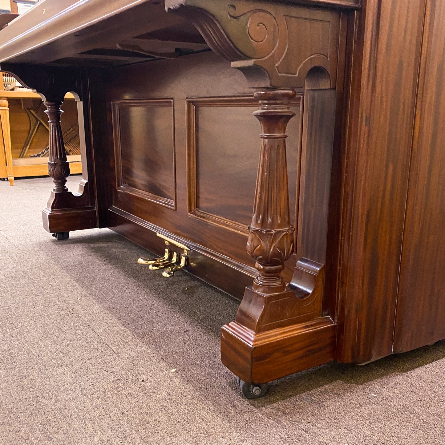 SOLD - 1902 Shaw Commissioned Upright Player Piano