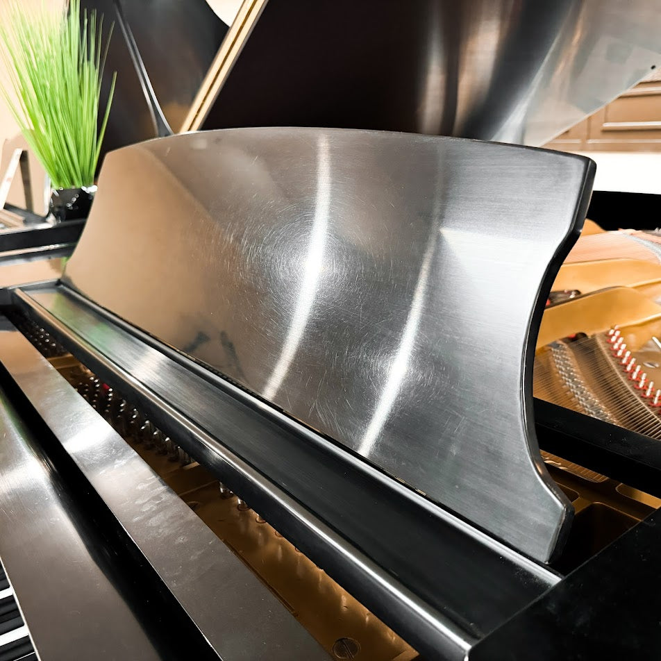 1985 Samick 5'8" Satin Black Grand Piano