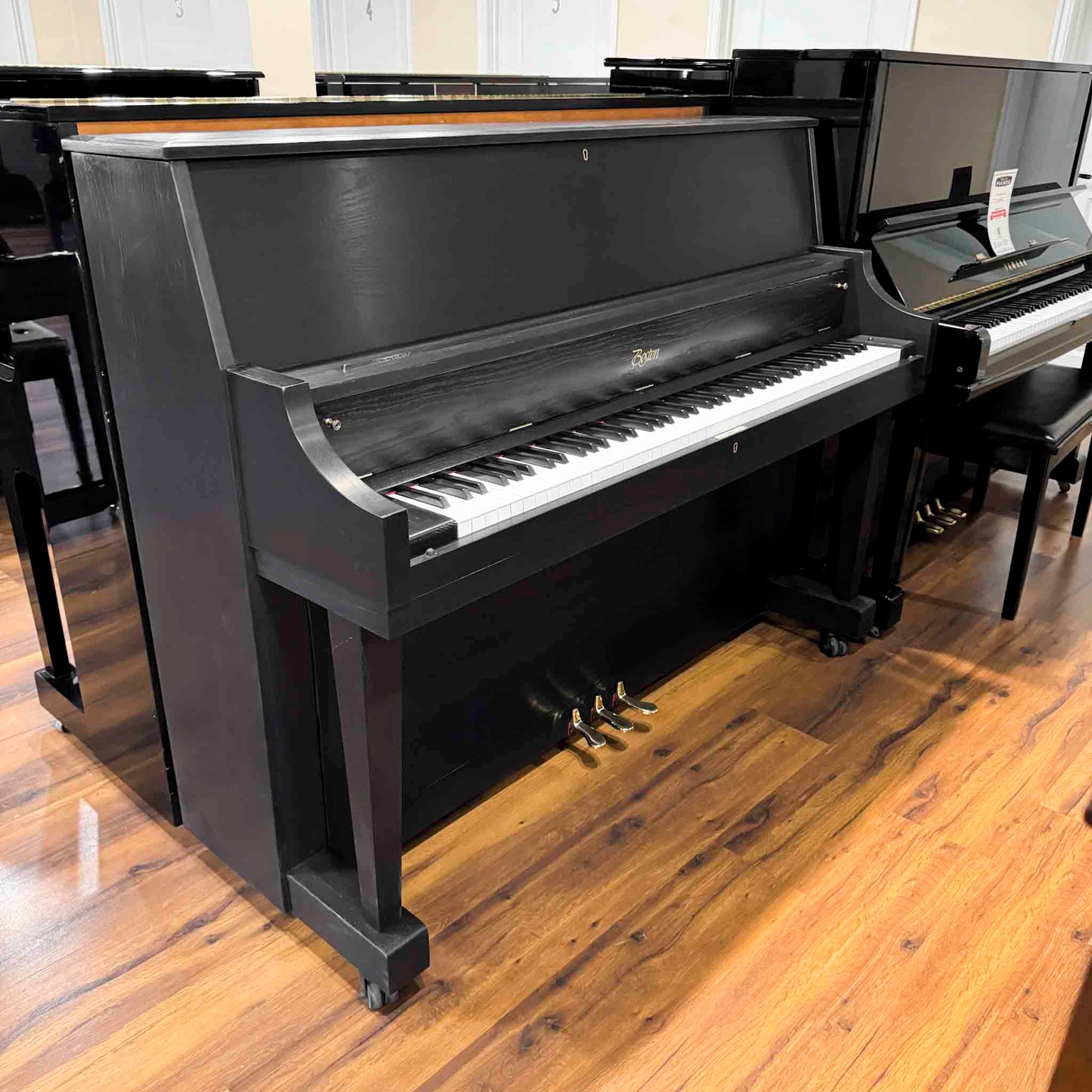 SOLD 1995 Boston 46" Satin Black Studio Piano