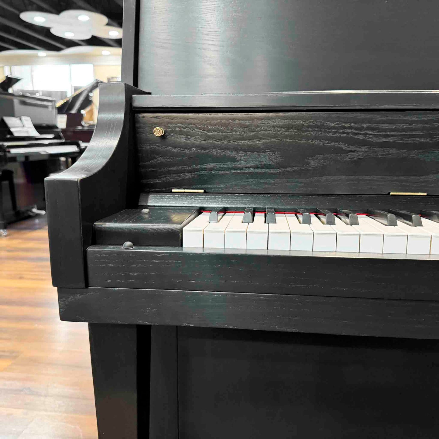 SOLD 1995 Boston 46" Satin Black Studio Piano