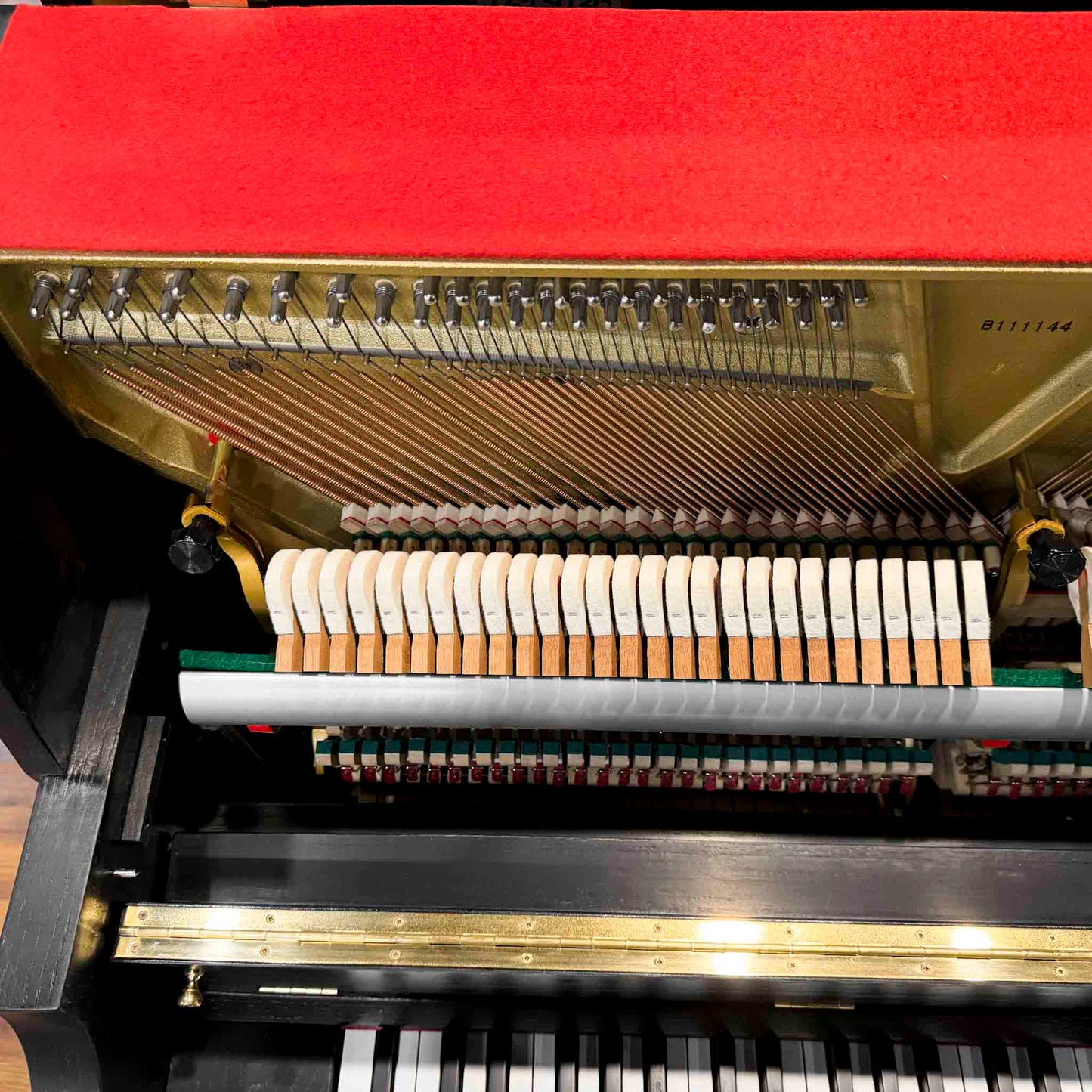 SOLD 1995 Boston 46" Satin Black Studio Piano