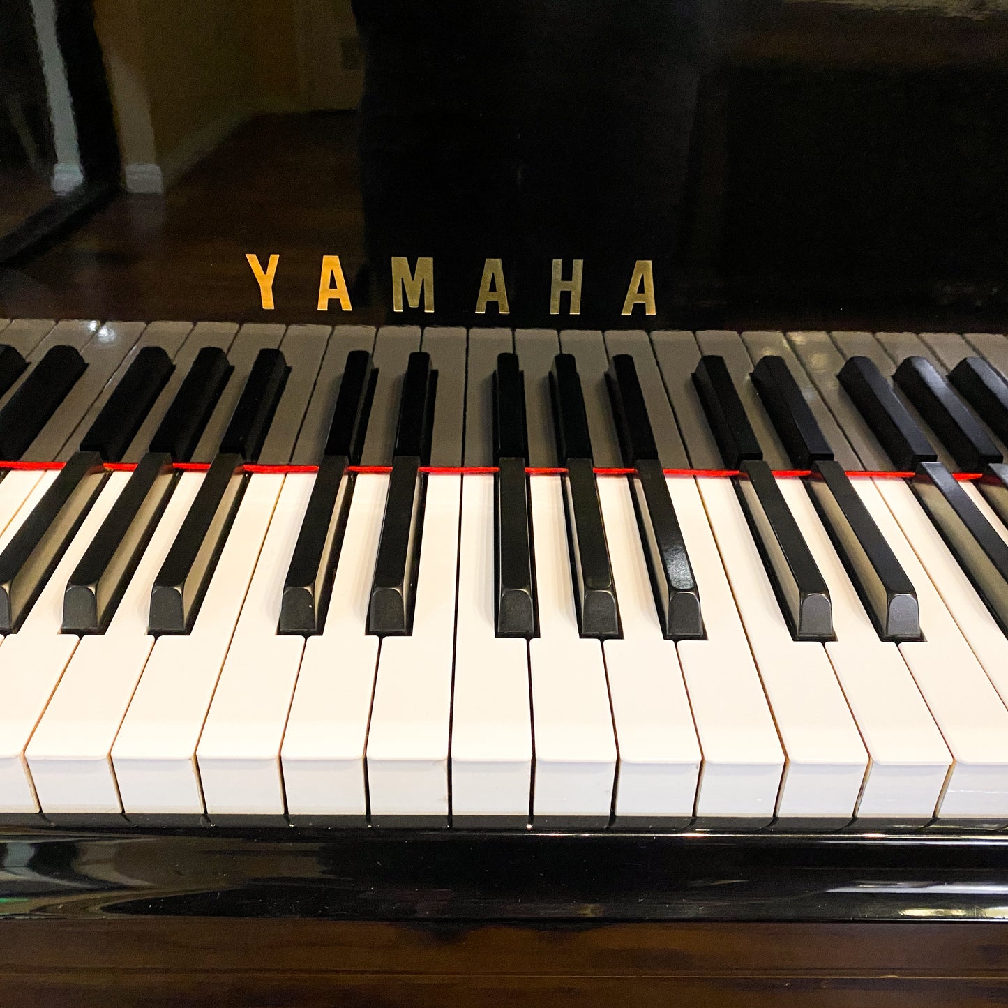 1978 Yamaha C7 7'6" Polished Black Grand Piano
