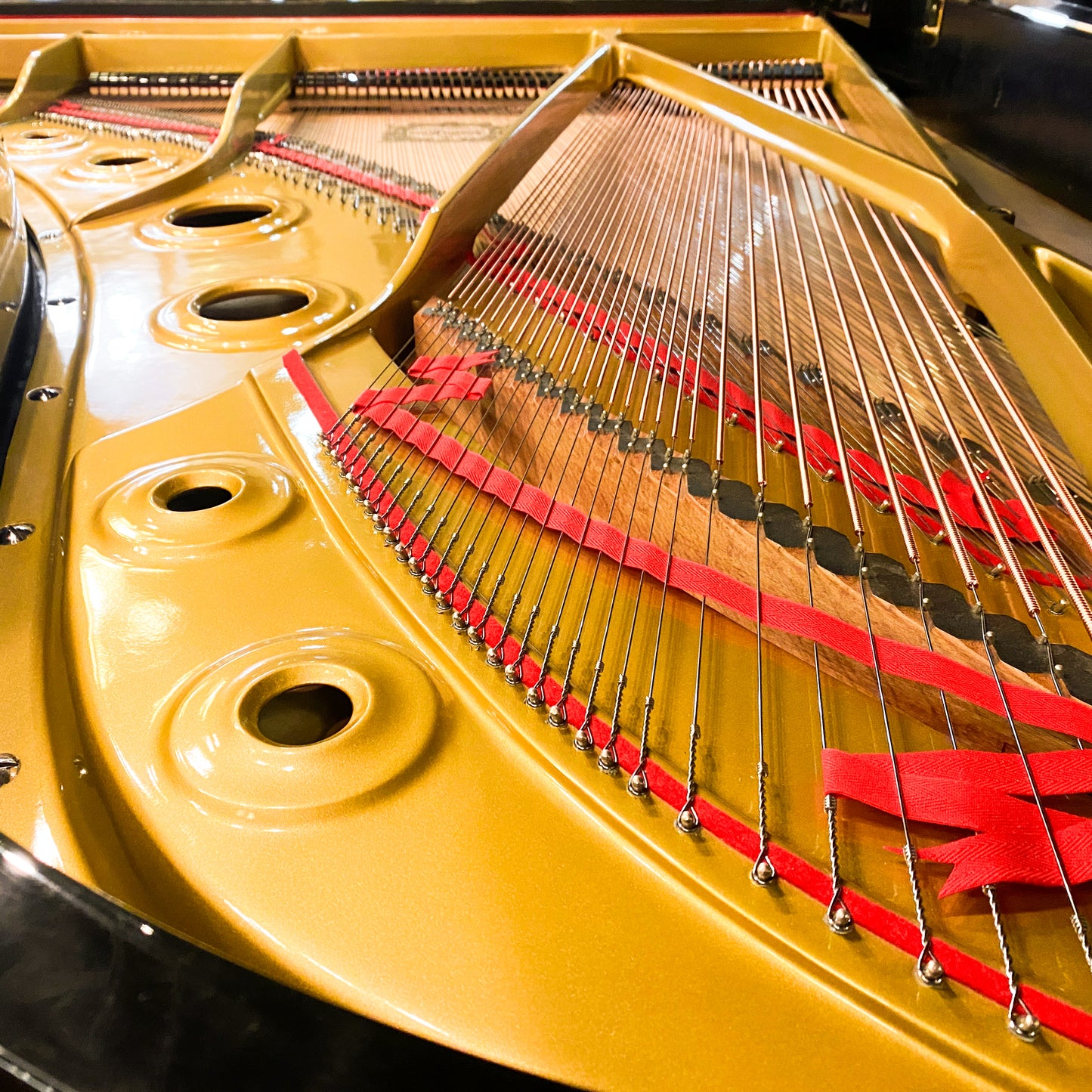 1978 Yamaha C7 7'6" Polished Black Grand Piano