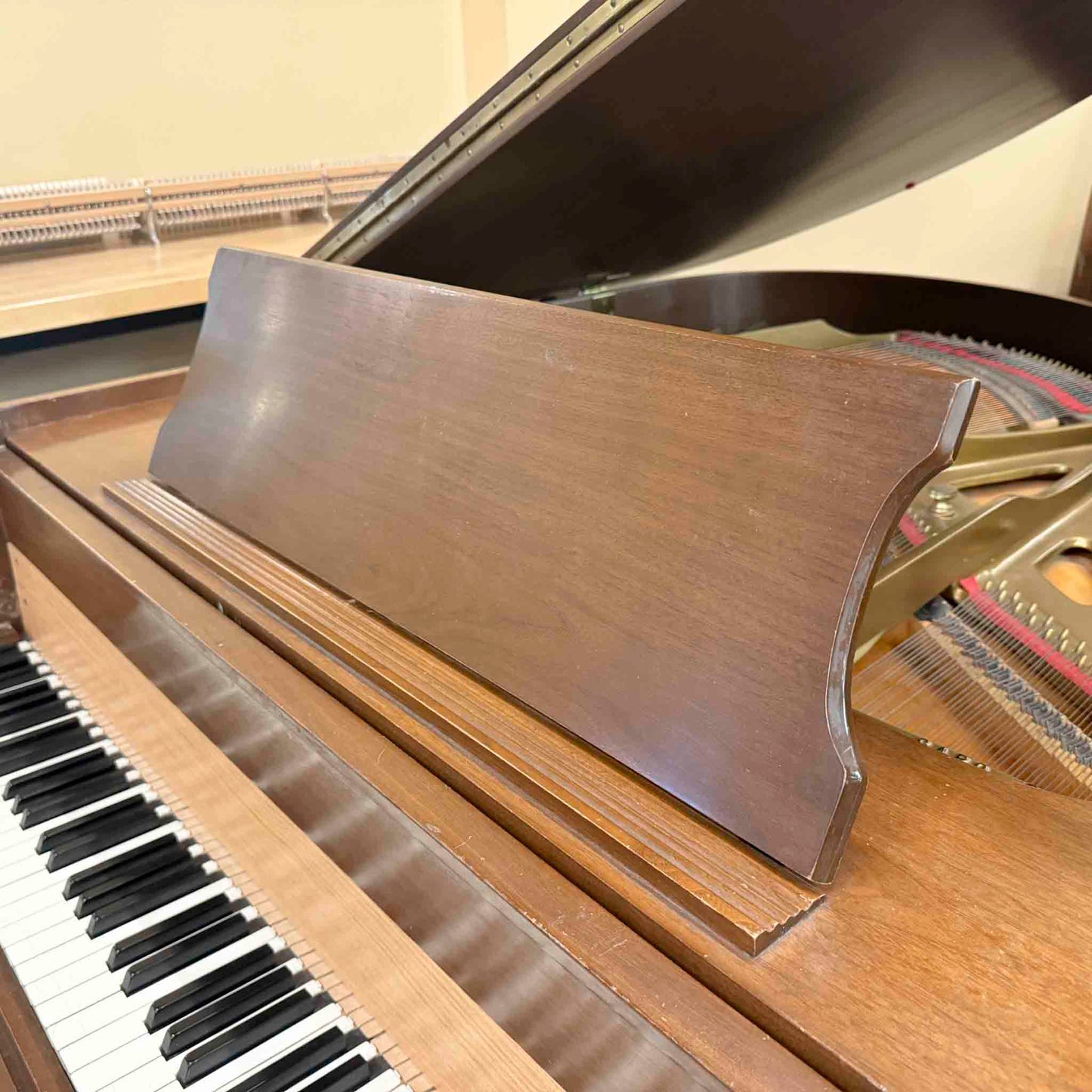 SOLD 1970 Cable 5' Satin Black Baby Grand Piano