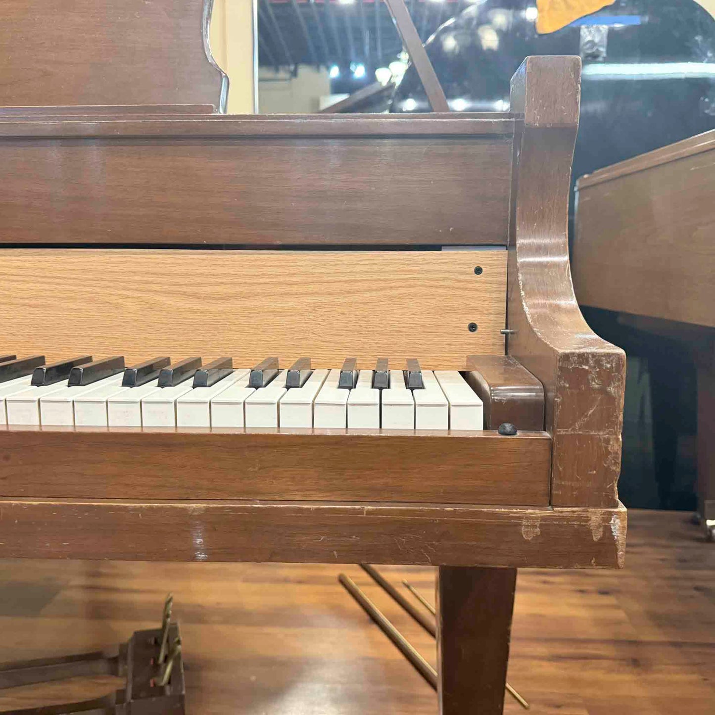 SOLD 1970 Cable 5' Satin Black Baby Grand Piano
