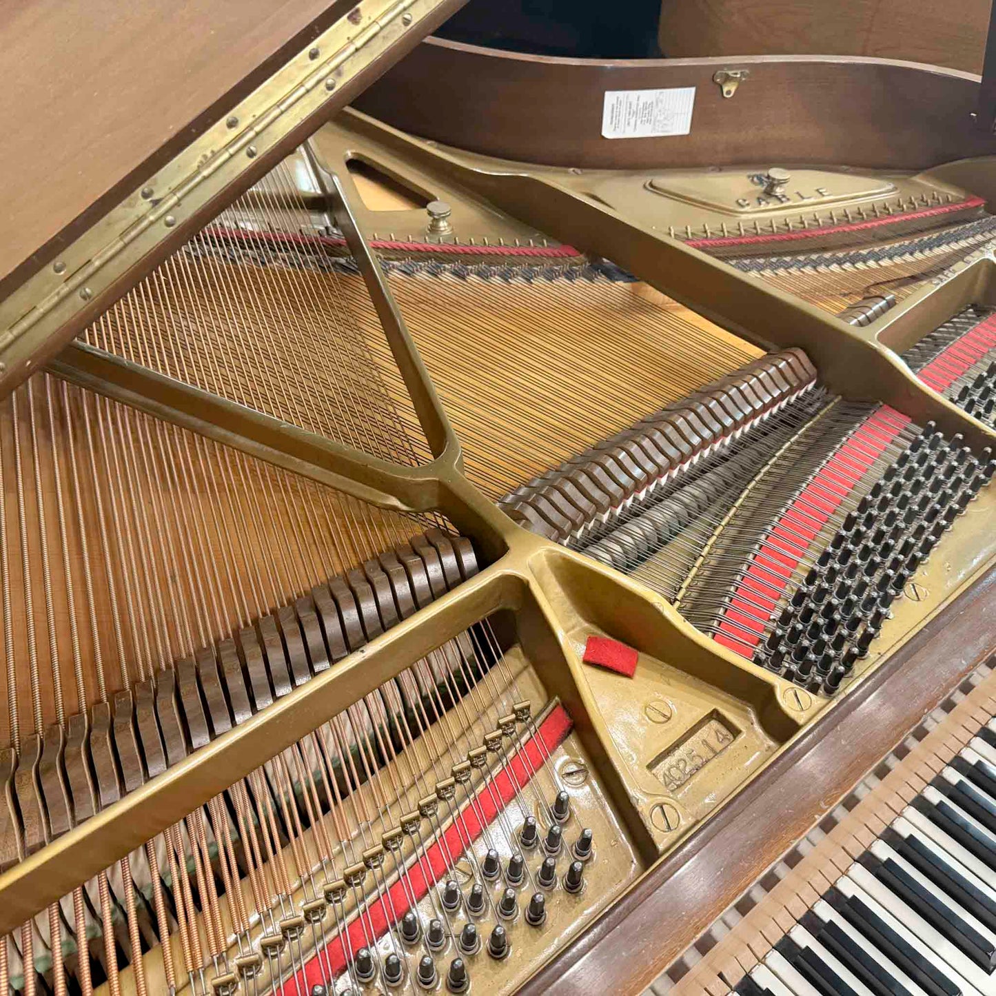 SOLD 1970 Cable 5' Satin Black Baby Grand Piano
