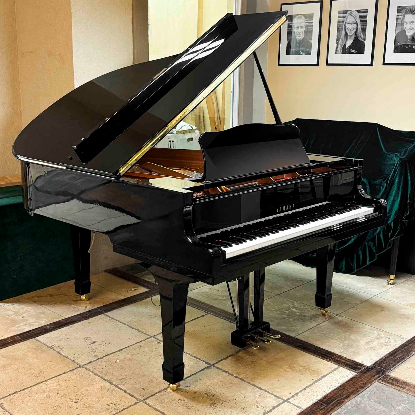 SOLD 2003 Yamaha C2 Polished Black 5'8" Commissioned Grand Piano
