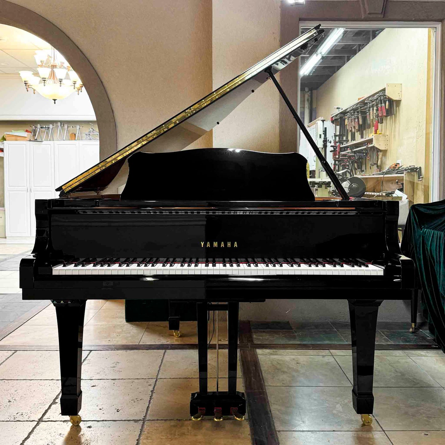 SOLD 2003 Yamaha C2 Polished Black 5'8" Commissioned Grand Piano