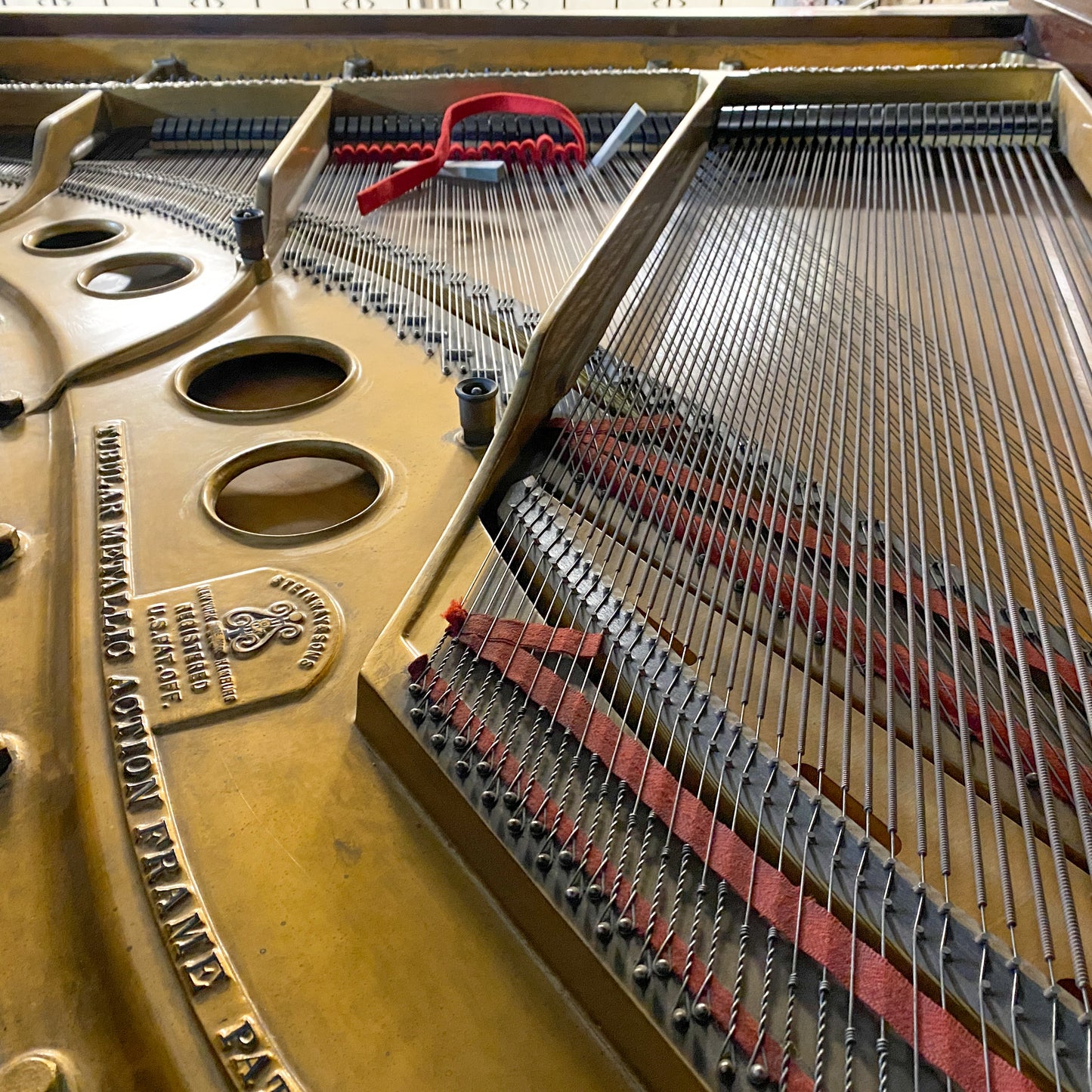 CURRENT SHOP WORK - 1912 Steinway O 5'10" Wood Finish Grand Piano
