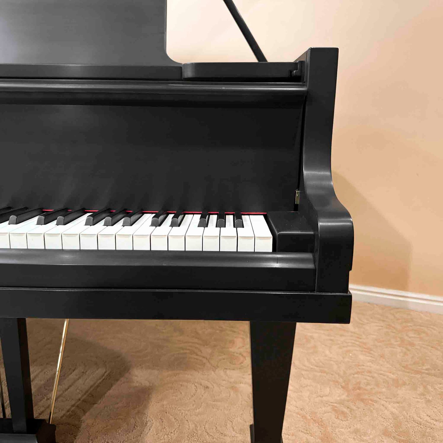SOLD 1966 Kawai 5' Satin Black Baby Grand