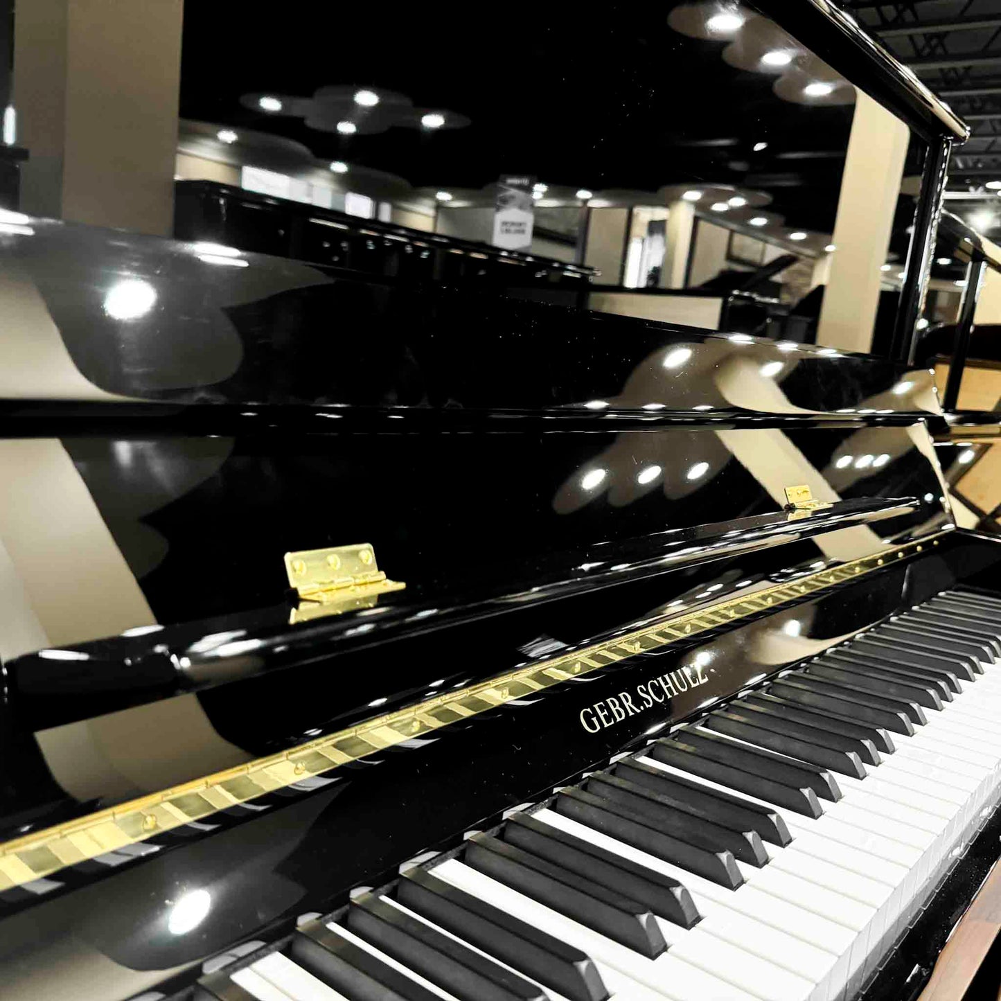 Gebruder Schulz G-30 Polished Black 51" Upright Piano