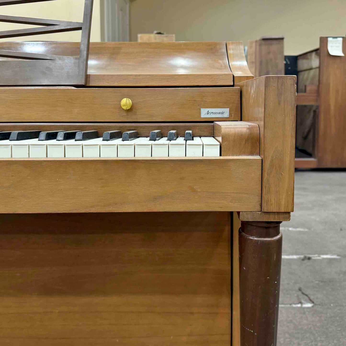 CURRENT SHOP WORK - 1968 Baldwin Acrosonic 36" Commissioned Console Piano