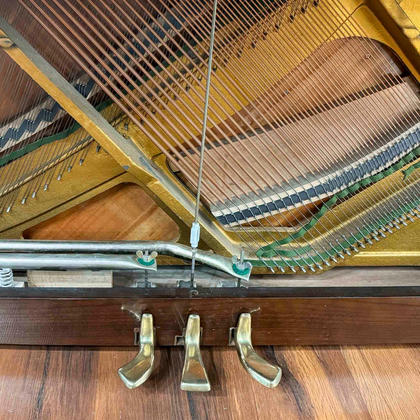 1990 Young Chang U-109 43" Satin Black Console Piano