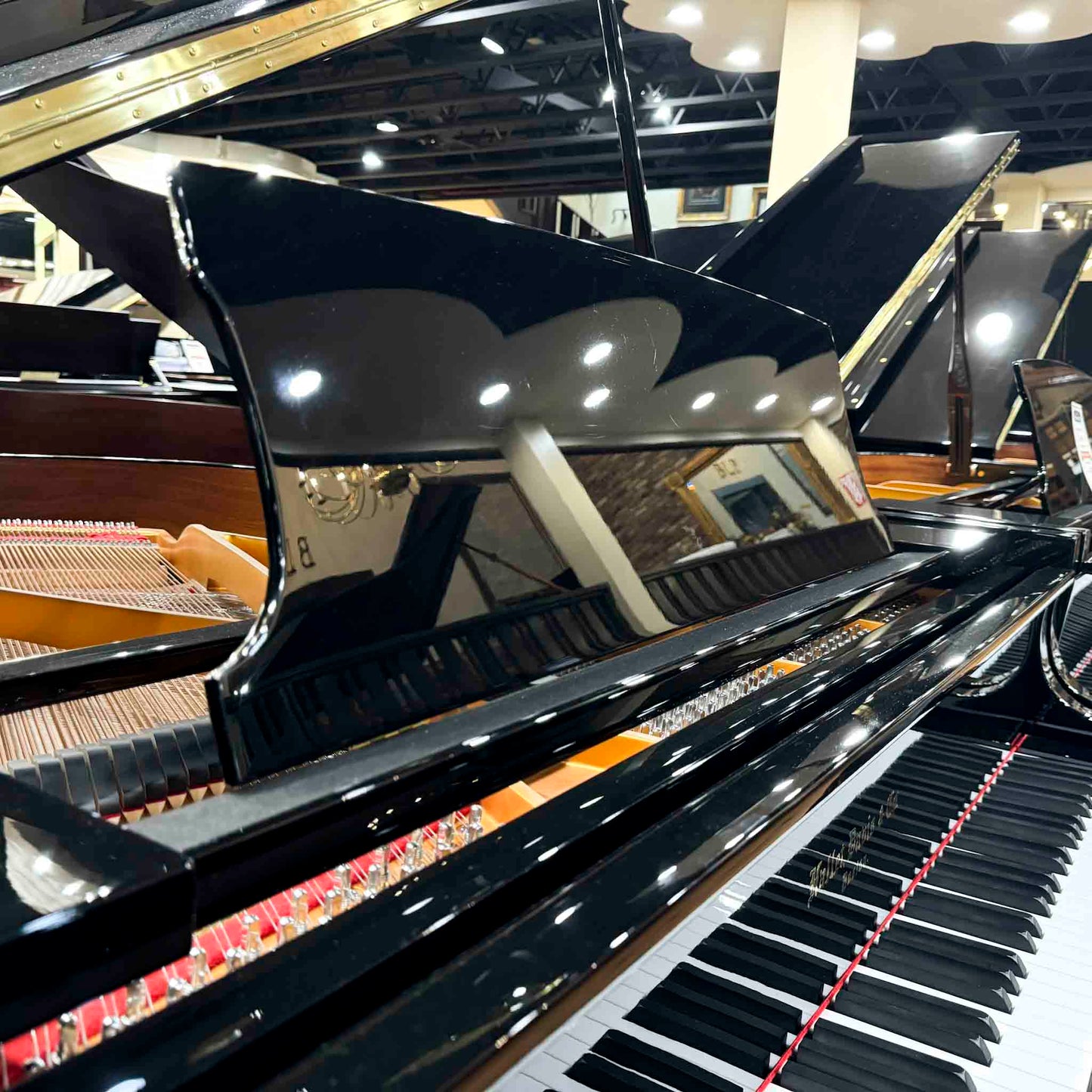 SOLD Hallet Davis 148 4'10" Polished Black Baby Grand Piano