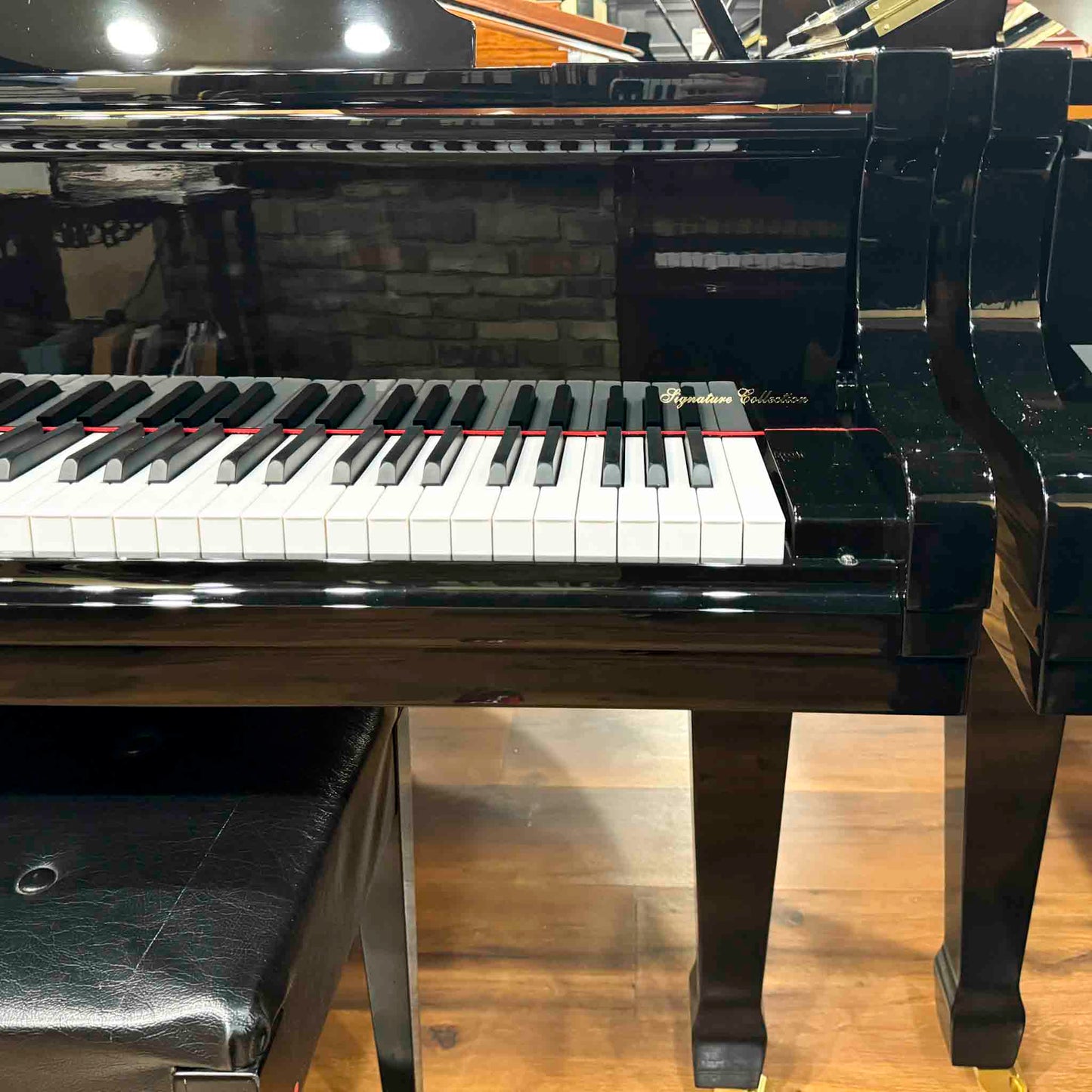 SOLD Hallet Davis 148 4'10" Polished Black Baby Grand Piano