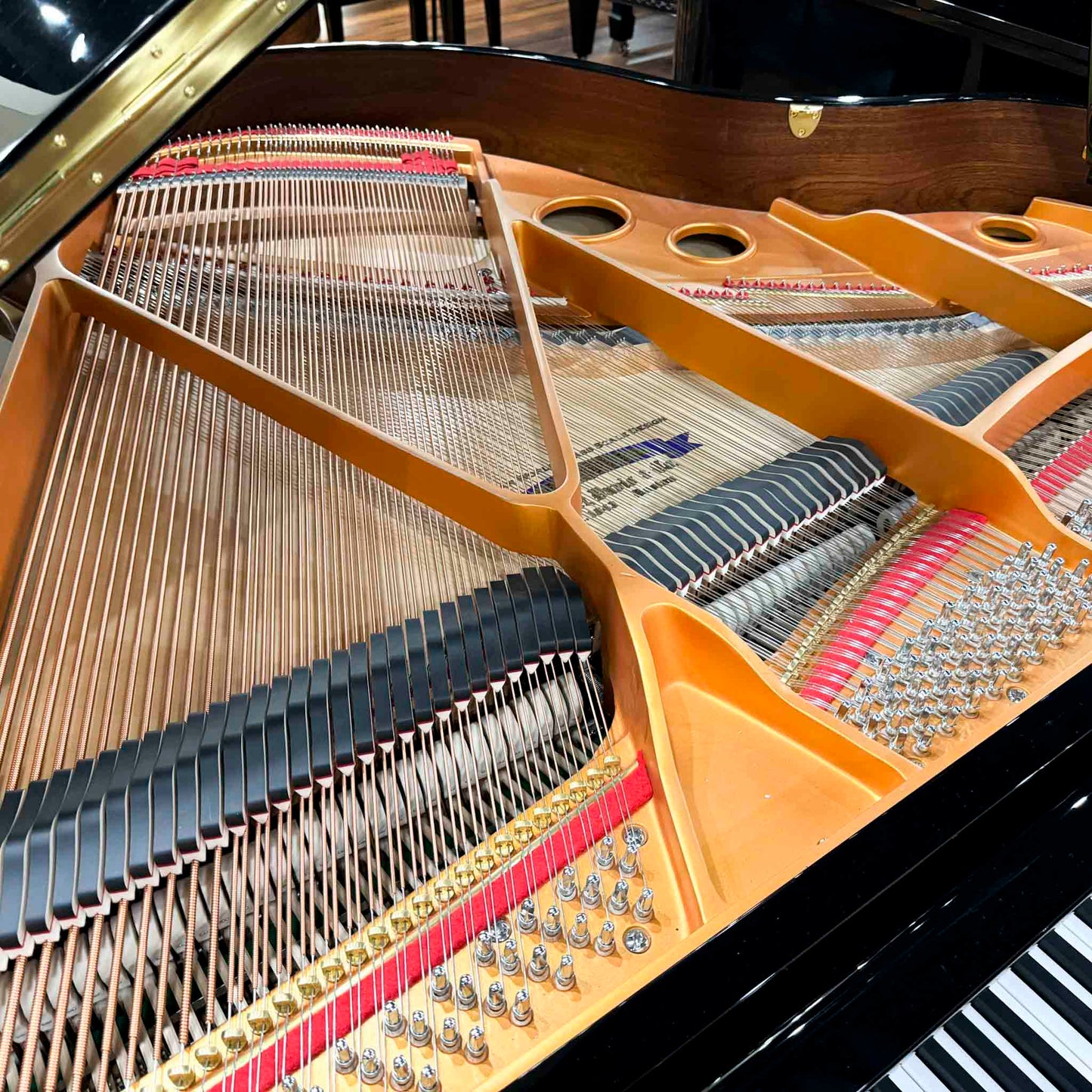 SOLD Hallet Davis 148 4'10" Polished Black Baby Grand Piano